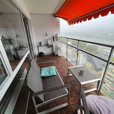 Schoene Penthouse Wohnung Direkt Am Deutschen Eck Koblenz  Exterior foto